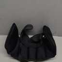 Upgraded Travel Pillow, U-Shaped Airplane Head Strap for All Heights, 360 Support, 3D Sleep Mask, 100% Light Blocking, Long Flights Essentials Headrest, Stop Bobblehead, Black