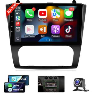Naifay Android Car Stereo for (Fit B.O.S.E Version) Nissan Altima 2008-2012 with AUTO AC, 9inch Touch Screen for Nissan Altima Head Unit with Carplay Android Auto Bluetooth GPS WiFi SWC + Canbus