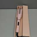 Automatic Curling Iron Rotating, Self Curling Hair Curler Anti-Tangle & Fast Heating, Safe Styling Home and Professional Hair Styling Tool for All Hair Types Travel Use Pink