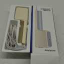 Jack  Rose Travel Steamer For Clothes,110-230V,0.9Ib Light,9 * 2.6in Small Mini Travel Size,Steamer Iron 2 in 1,15s Heat-Up,Ceramic Heat Panel,For Global  Europe Traveling