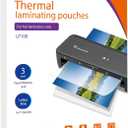 Bonsaii Laminating Sheets, 100 PCS 3mil Thermal Laminating Pouches, 9 x 11.5 inches, Letter Size, Clear and Durable, Suitable for Multiple Fields of Use-LP100