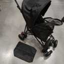 Pet Gear Travel Lite Plus Stroller, Dark Charcoal | For Cats and Dogs up to 15 Pounds, Compact Easy Fold, No Assembly Required, Large Wheels
