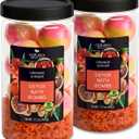 Nature's Beauty Orange Ginger Detox Bath Bomb Gift Set Multi-Pack - Luxury Fizzy Spa Bomb w/Citrus + Woodsy Patchouli Scent Made with Coconut Oil & Witch Hazel, 17.5 oz | 10 ct ea (2 Pack)