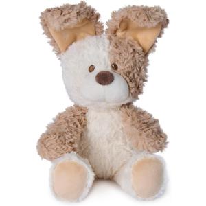 GUND Baby Peek-a-Boo Peeki Puppy Plush, Dog Stuffed Animal, Baby Toy for Ages 0 and Up, Brown/Cream, 7"