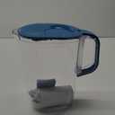 Brita Tahoe Large 10 Cup Water Filter Pitcher with Smart Light Filter Reminder and 1 Standard Filter- Transparent Teal