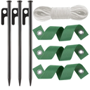 Heavy Duty Tree Stake Kits Steel Tree Stakes and Supports for Young Trees Against Bad Weather Leaning Tree Anchor Straightening Kit