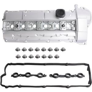 MITZONE Aluminum Valve Cover Compatible with BMW 328i 323is 328i 328is 528i 2.8l m3 z3 M 3.2L 2.5L 2.8L 1996-2000