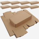 10pcs Corrugated Cardboard Box Corrugated Shipping Box Small Packaging Box, Size 13"×15.5"×3"