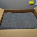 Veken Non Slip Cushioned Rug Pad Gripper 6 x 9 Ft, Felt and Silicone Backing, 1/4 inch Thick, Carpet Liner Protector Mat for Area Rugs and Hardwood Floors, with Over 99 Pcs Anti-Slip Strips Pattern