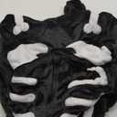 Unisex Animal Costume for Kids Halloween Jumpsuits Boys Girls One Piece Romper Animals Cosplay Party Age 6-13 (8-9 Years, Skeleton Cat)