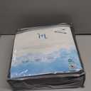 Hearth & Harbor Extra Deep Pocket Queen Sheets Sets - Fits Mattress 18-24 Inches Deep - Extra Deep Pocket Sheets - 6 Piece Queen Size - Grey