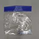 Motorcycle Helmet Strap D-Ring Lock Stainless Steel, Universal Motorcycle Helmet Lock Bracket (Silver 2 PCS)