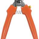 Dog Nail Trimmers 767C - Professional Dog Nail Clippers for Large and Small Dogs, Easy-to-Use Pet Nail Trimmers for Safe and Precise Grooming, Durable Claw Clippers for Paws Care (Orange)