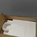 RACETOP White Paper Bags with Handles Bulk,8"x4.5"x10.8" 50Pcs,Paper Bags Birthday Wedding Party Favors Grocery Retail Shopping Business Goody Craft Gift Bags