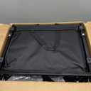 Collapsible Wagon Cart Foldable - Portable Heavy Duty Folding Beach Wagons with Wheels - Outdoor Utility Carts for Groceries, Shopping, Camping, Sports, Garden with Large Capacity - Black