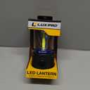 LUXPRO 3C Rugged 750 Lumen LED Lantern - Battery Powered for Up to 90 Hours of Use - Dimmable LED Light with IPX4 Water-Resistant Rating