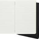 Moleskine Cahier Journal, Soft Cover, Large (5" x 8.25") Ruled/Lined, Black, 80 Pages (Set of 3)