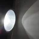 RGBW Christmas Spot Lights Indoor 6W Up Lights Indoor with Remote Control 16 Color Changing Uplighting Indoor 120V LED Spotlight Indoor Dimmable Uplights Indoor for Parties Plant Decor, 2 Pack, Black