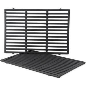 Stanbroil Cast Iron Cooking Grate for Weber Genesis II and Genesis II LX 300 Series Gas Grills - Grill Grid Grate for Weber Genesis 2022 - Replacement Parts for Weber 66095, Set of 2