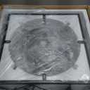 Farmhouse Caged Ceiling Fans with Lights and Remote Control,Rustic Black Chandelier Fan with Deer Design Square,Flush Mount Low Profile Fandelier for Bedroom,Dining Living Room,Foyer (D22.2 inch)