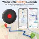 2026 Air Tracker Tags for Android or iOS, Dual System Smart Bluetooth Tags, Find My or Google'S Find Hub App, Keys Finder and Item Locator, Android Luggage Tracker Tags for Keys, Wallets, Bags