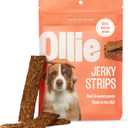 Ollie Beef & Sweet Potato Jerky Treats, 15 oz - All Natural Dog Treats Ingredients, Meat-First Recipe, No Preservatives or Fillers (5 Ounce (Pack of 3))б BBD: 07/02/2027