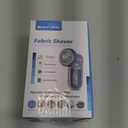 BEAUTURAL Fabric Shaver and Lint Remover, Sweater Defuzzer with 2-Speeds, 2 Replaceable Stainless Steel Blades, Battery Operated, Remove Clothes Fuzz, Lint Balls, Pills, Bobbles Gray