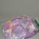 Boaretiu for iPad A16 Case/10th Generation Case - Girls Teens Cute Cartoon Purple Mermaids 10.9 Inch 2022 Tablet Cover with Strap & Rotating Stand Soft 3D Silicone Funda for iPad 11th 11 Inch 2025,Purple, for iPad 10th/for iPad A16 11th Gen