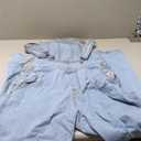 luvamia Women's Casual Stretch Adjustable Denim Bib Overalls Jeans Pants Jumpsuits (Medium, A2 Azure Glow)