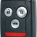 Key Fob Keyless Entry Fits for Acura MDX RDX 2007 2008 2009 2010 2011 2012 2013 Remote Control Flip Key Replacement N5F0602A1A 35111-STX-326 4 Button