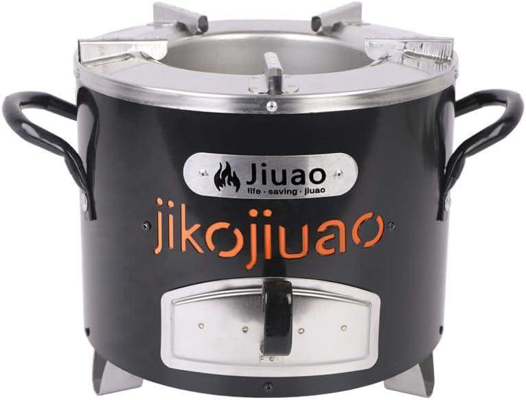 Portable Rocket Stove, Wood & Charcoal Jiko Camping Stove