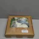 Ling's moment Fake Flowers Box, Faux Artificial Greenery Stems Foam Roses Gardenia Silk Eucalyptus Fabic Flower for Centerpieces Bouquet Wedding Vase Decorations, Dusty Blue & White, Grand Combo