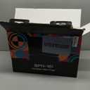 17.5" Portable DVD Player with 15.6" Large HD Screen, 6 Hours Rechargeable Battery, Support USB/SD Card/Sync TV and Multiple Disc Formats, High Volume Speaker, Black