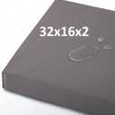 32x16x2 Outdoor Bench Cushion, Strengthen Waterproof Seat Cushions, High-Density Bench Pad with Anti-Slip Bottom, Outdoor Cushion for Patio Garden Swing Furniture - Grey