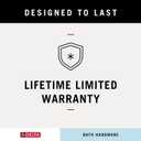 DELTA FAUCET 77608-CZ Stryke Wall Mounted 8 in. Hand Towel Bar in Champagne Bronze