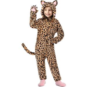 GIFTINBOX Cat Costume For Girls, Animal Costume, Black Cat Dalmatian Costume for Kids, Halloween Costumes for Kids (Black)