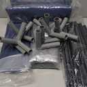 42x42 Inches Puppy Playpen with Cover&Dog Pads, Dog Playpen for Puppies or Small Dogs, Pet Playpen for Indoor & Outdoor, Sturdy Safety Dog Pen with Thickened Fabric (Blue)