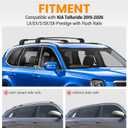 Roof Rack Cross Bars Fit for Kia Telluride 2019-2026 EX S SX SX-Prestige (Not for LX, X-Line, X-Pro), Aluminum Heavy Duty 300lbs Lockable Flush Roof Rails Crossbars for Rooftop Cargo Luggage