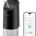 Airversa Smart Waterless Diffuser Plug in Wall for Essential Oils, 160mL, App Control Scent Diffuser with Buttons, Up to 800 sq ft, Oil Diffuser for Home, Room, Spa, Office, Studio, ANP Black