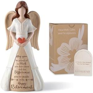 Storieme Retirement Gifts for Women 2025: Best Happy Retirement Gifts for Woman Coworker Teacher Nurses Doctors Friends 7.3" Retired Angel Figurine Party Decorations