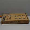 Wall Cleaner Mop with 79 Inches Long Handle, 360 Wall Washer Cleaner Tool for Walls/Ceiling Fans/Dust/Baseboard/Floors Clean, Ceiling Cleaner Tool Duster with Squeegee 6 Replacement Pads