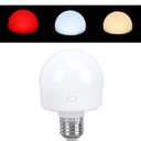 Remote E26 Battery Operated Light Bulb, RGB LED Magnetic Light Bulb with Timer, Dimmable Rechargeable Bulb for Bedroom, Living Room, Kitchen, Entryway