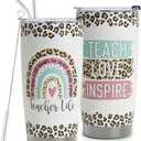Leopard Print 20oz Stainless Steel Tumbler - Insulated, BPA-Free, Vacuum Sealed for Teacher or Any Occasion