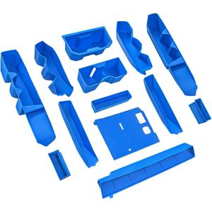 Interior Silicone Liner Insert Custom Fit for Tacoma 2024-2026, Silicone Organizer Tray for Tacoma Gen 4th Double Cab only - Fully Covered - for Tacoma Accessories