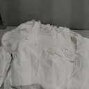 Renaissance Costume Women Victorian Gothic Witch Dress (Small-Medium, White)