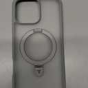 TORRAS for iPhone 16 Pro Max Case Phone Casewith Stand, Compatible with MagSafe, Military Grade Drop Tested, Translucent, Slim, Magnetic, 6.9", Natural Titanium Grey