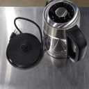 Mueller Rapid Boil Electric Tea Kettle 1.8L  Borosilicate Glass & Stainless Steel  BPA-Free Hot Water Boiler, LED Light, Auto Shut-Off, Boil Dry Protection Fast Water Heater  Kitchen Appliances