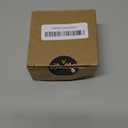 Solid Brass Decorative Wall Hooks, Coat Backpack Purse Screw-In Hangers, Wall Mounted Fancy Champagne Gold Hooks (Seashell White 4 Pack)