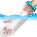 UpGoing Cast Covers for Shower Arm Adult Waterproof Cast Cover Shower Protector Bag for Wound Arm, Hands, Wrists, Elbow, Finger to Keep Wounds Dry, Reusable Durable