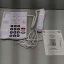Uvital Big Button Phone for Seniors, Corded Landline Phones for Seniors with 8 One-Touch Dialing Big Buttons and 1 SOS Emergency Button, Hands-Free, Loud Ringer, Easy to Use
